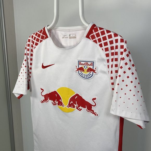 Nike Red Bull Salzburg 2016/2017 Home Football Shirt Jersey Austria Mens Small - Picture 2 of 16
